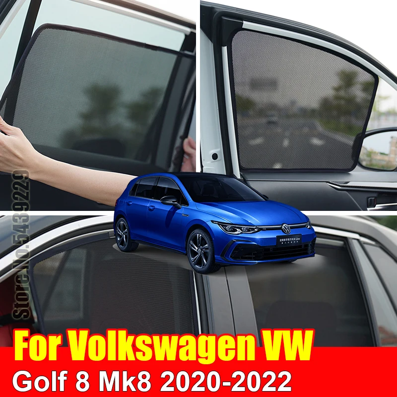 Parasol magnético para ventana de coche, cortina de protección UV para