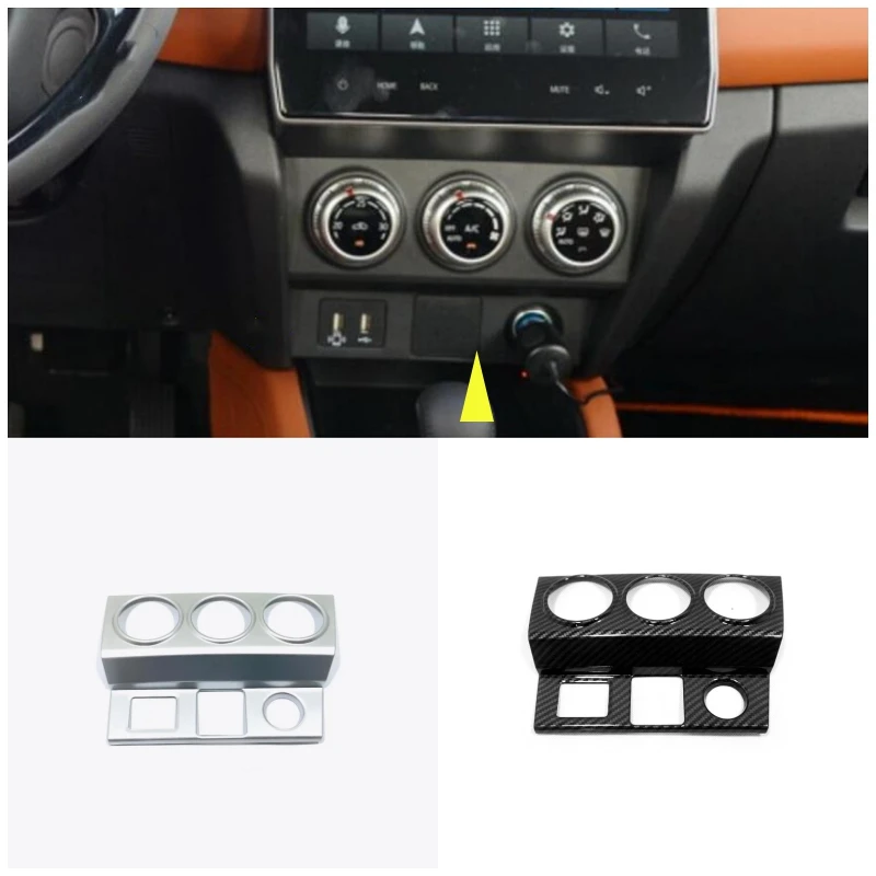 

For Mitsubishi ASX 2020 2021 2022 Accessories LHD Center Air Conditioning Switch Control AC Outlet Vent Adjustment Cover Trim