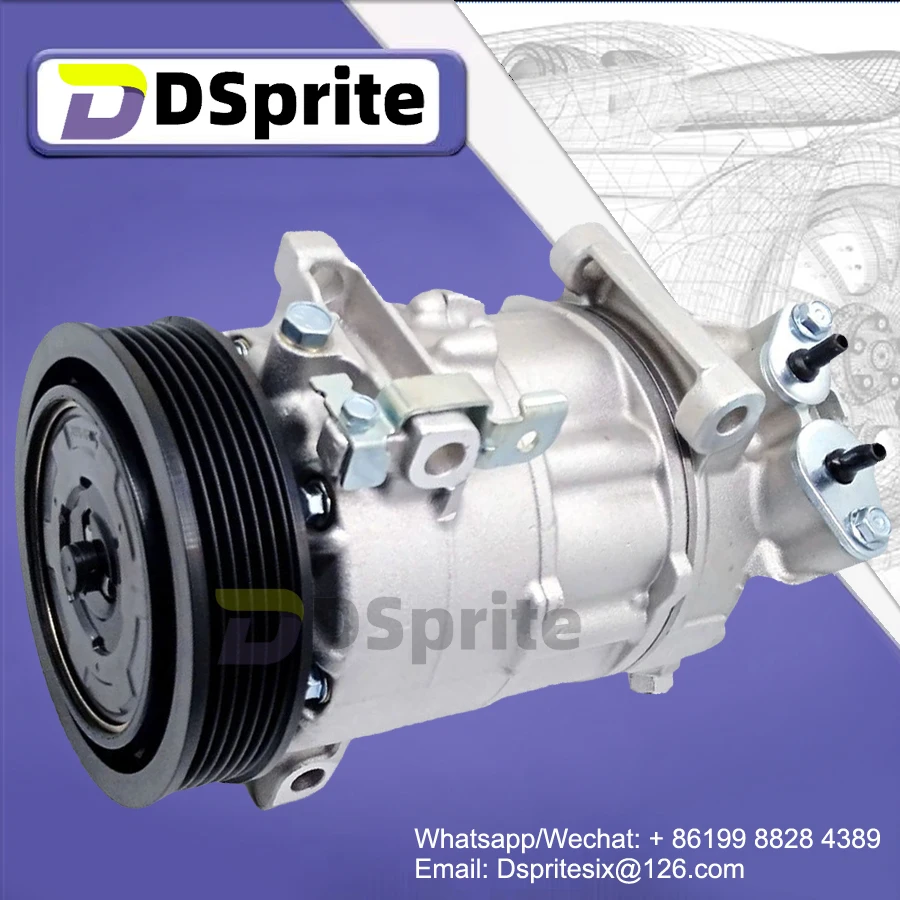 9675655880 9675659880 Per Peugeot 308 Compressore Ac Peugeot 208 308 3008 2008 447150-4723 447150-7360 447150-4722 5 Sel12C