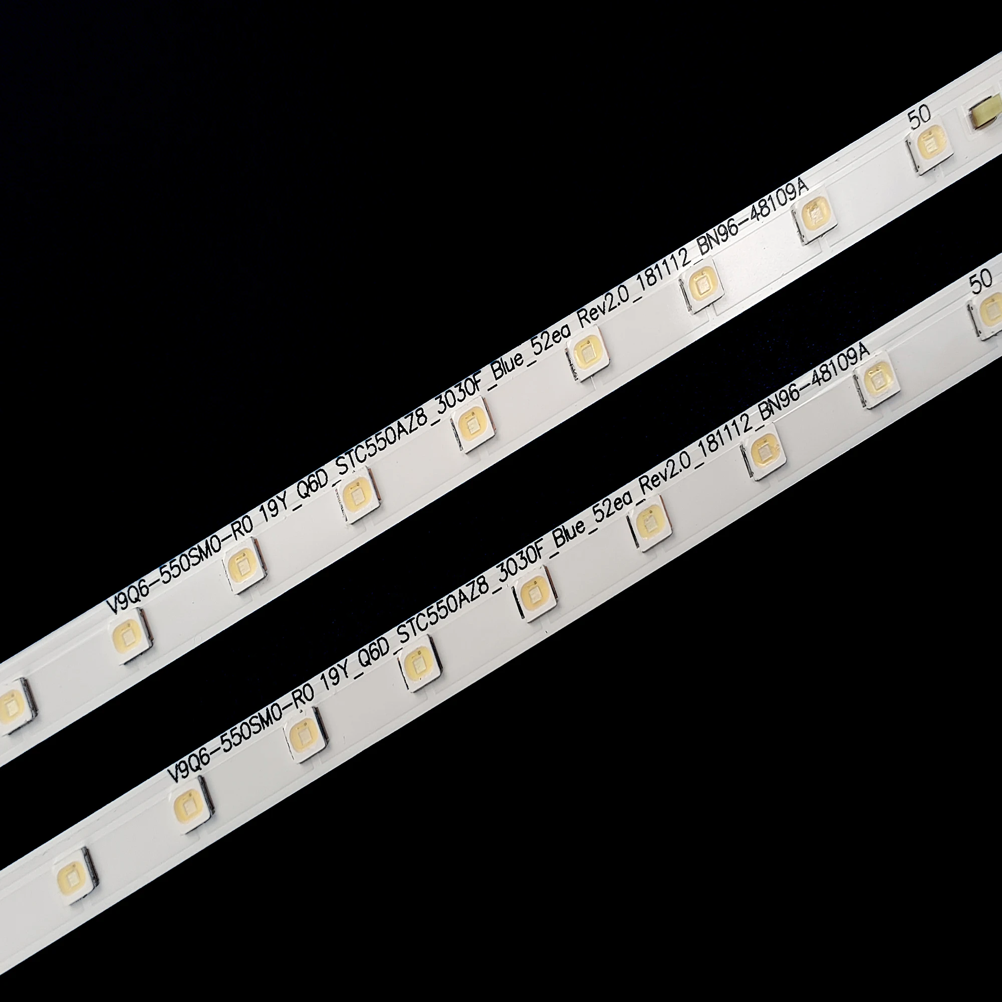 Kit de Barras Led Samsung Qe55q67rat Qn55q60raf Qn55q60rag Qn55q60 Bn6116156a V9q6550sm0-r0 19y _ Q60 _ Stc550az8 Bn9648109a Pcs - Imagem 3