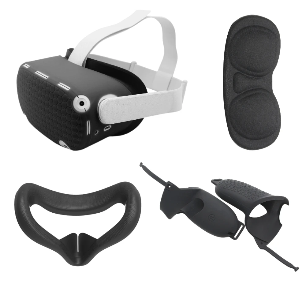 VR Touch Controller Housing Cover Perfectly Fits Oculus Quest 2 VR Controller Scratch Resistant Wear Durable Non-Slip Grip Cover 