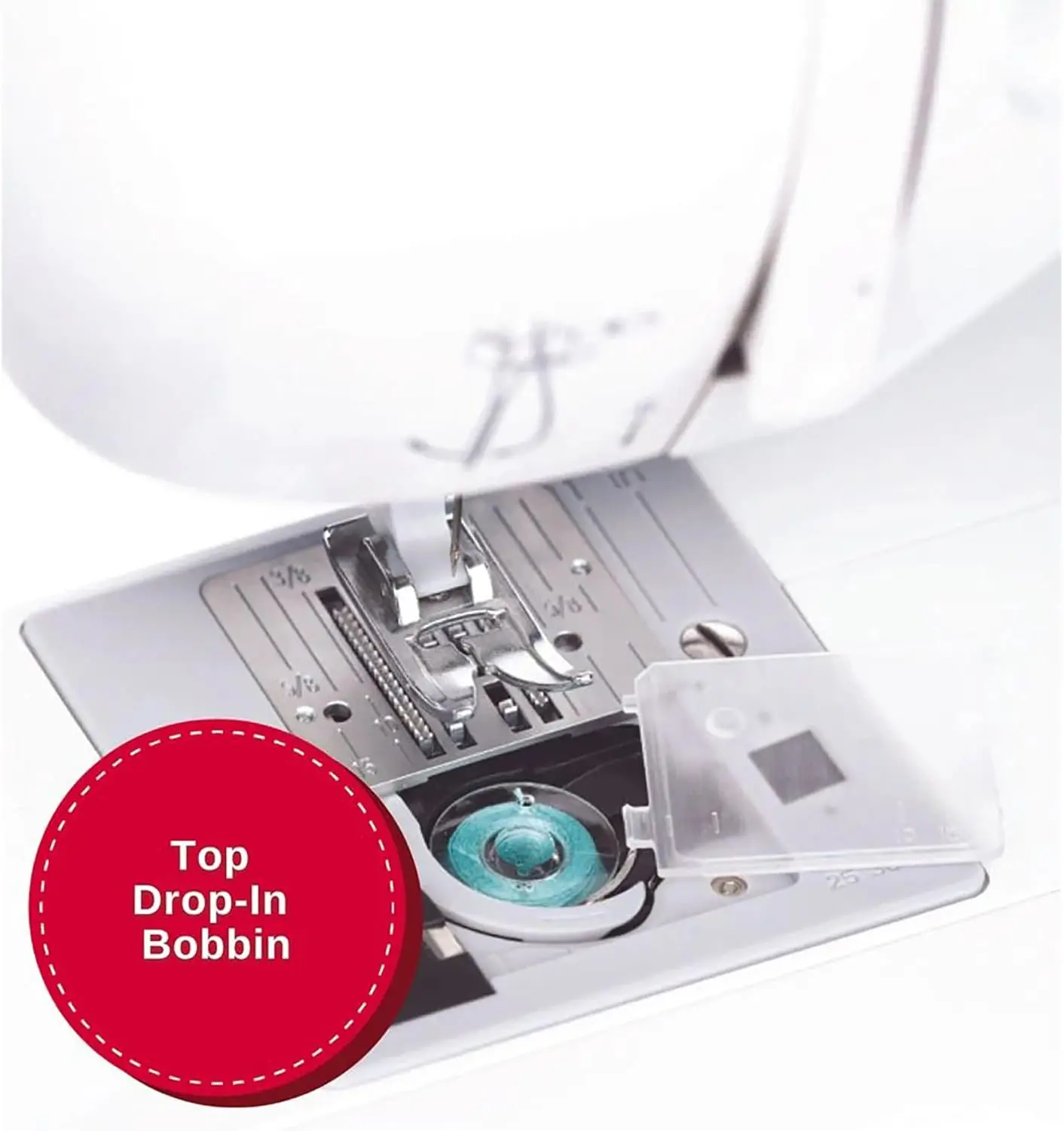 Singer Fashion Mate™ 3342 Lightweight & Portable Sewing Machine With Accessory Kit | 32 Built-In Stitches, Free Arm, Full Metal 6