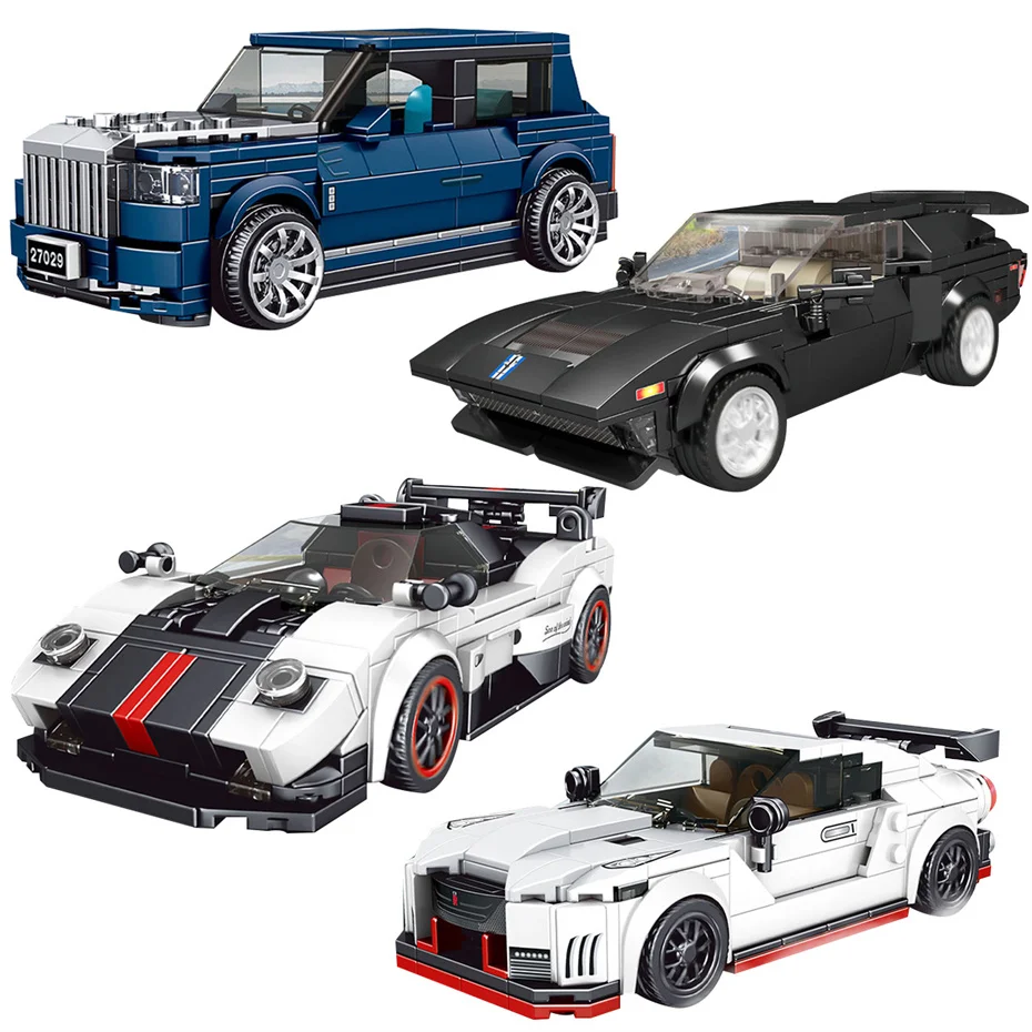 

Mould King High-tech Car Toys 4 Styles Super Racing Car Building Blocks with Display Box MOC Bricks Educational Toys Kids Gifts