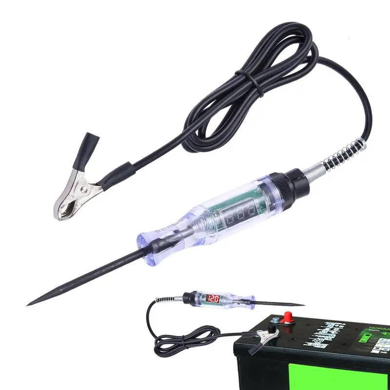 

High-Quality Auto 3-48 V DC Car Truck Voltage Circuit Tester Car Test Long Probe Pen Light Bulb Automobile