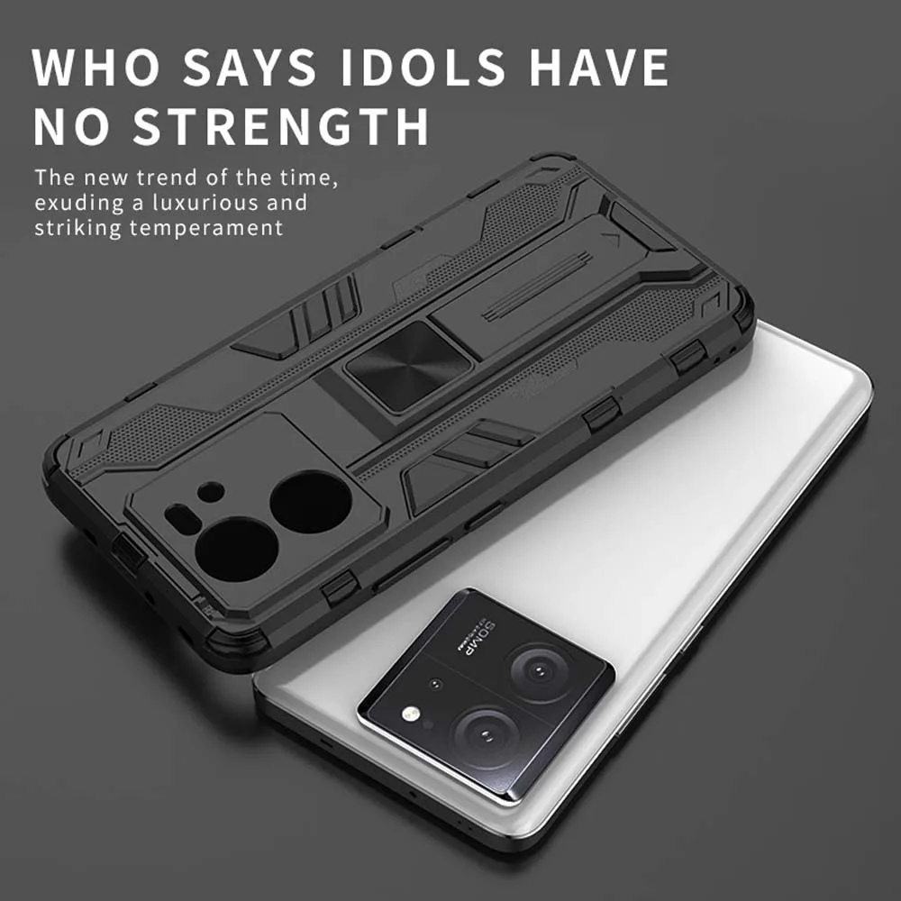 Premium Shockproof Armor Case with Magnetic Ring Stand - Enhanced Protection Phone Cover