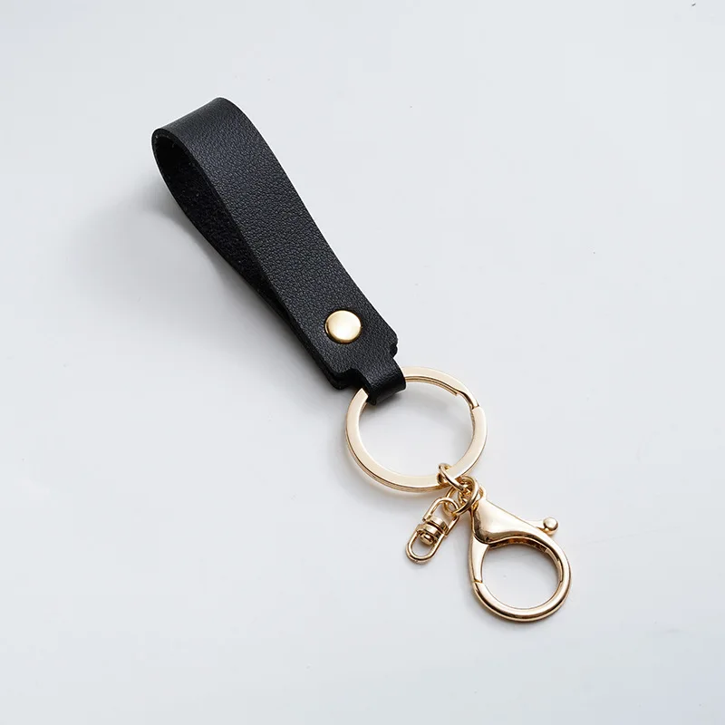 Key Chains Rope Keychains Women's Pendant Gun Plated Metal Car Keychain Business Men's Key Rings Buckle