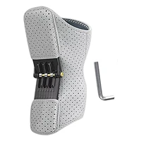 One Piece Knee Booster Spring Breathable Patellar Knee Protection Adjustable Strength Protective Gear 2