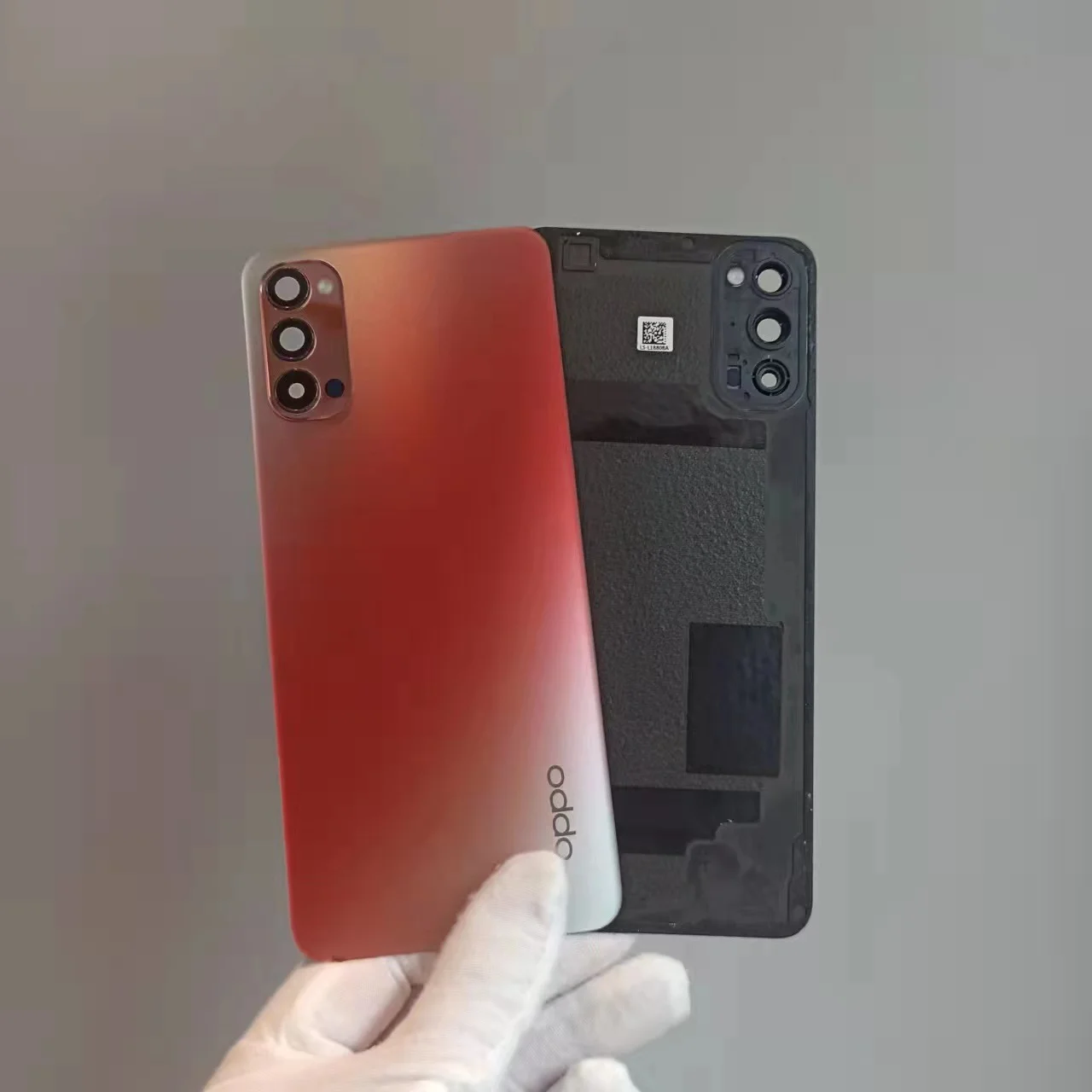 오리지널 신제품 Oppo Reno4 5G 후면 배터리 커버, Oppo Reno4 4G 후면 유리 배터리 커버 교체용 후면 도어 하우징 케이스