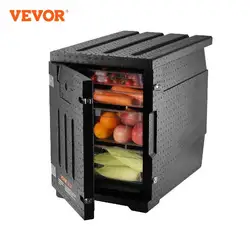 VEVOR 82Qt Food Pan Carrier Insulated Portable Dishbox Stackable Food Warmer