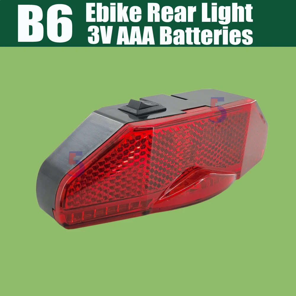 Phare avant de vélo électrique LED 6-48 V, feu arrière, angle réglable, phare avant de vélo
