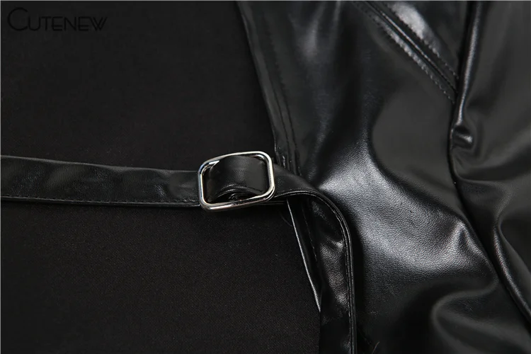 Women's PU leather Solid Top Hollow Out Long-Sleeved T-shirt Casual Clothing Shirt New Sexy Slim Femme Streetwear 11 Women's PU leather Solid Top Hollow Out Long-Sleeved T-shirt Casual Clothing Shirt New Sexy Slim Femme Streetwear