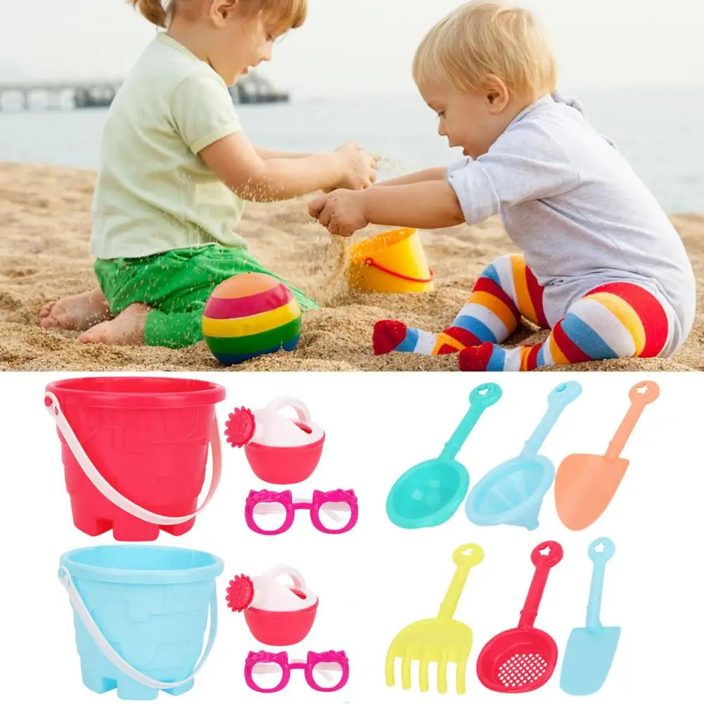 

1 Set Baby Toys Useful No Burrs Sprinkle Kettle Sand Toys with Bucket Outdoor Supplies Beach Toys Sand Shovel Toys
