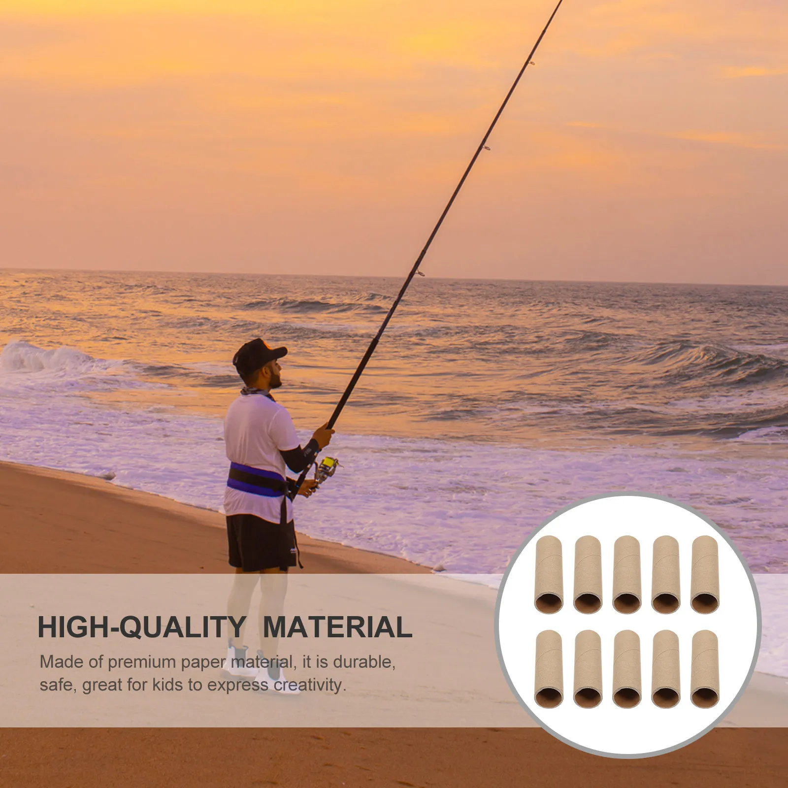 15개 크라프트 종이 튜브, 둥근 판지 롤, 튼튼한 종이 튜브, DIY 공예 예술 프로젝트 및 학교용 판지 튜브