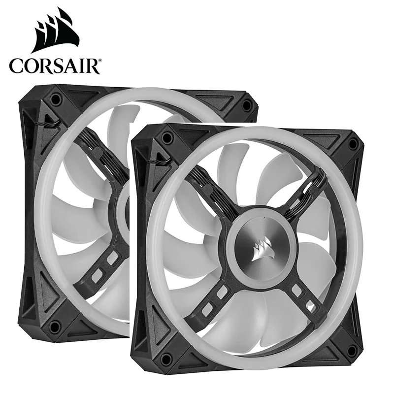 Serie Corsair Ql, Ql140 Rgb, Ventola Led Rgb Da 140Mm, Doppia Confezione Con Nucleo Del Nodo Di Illuminazione
