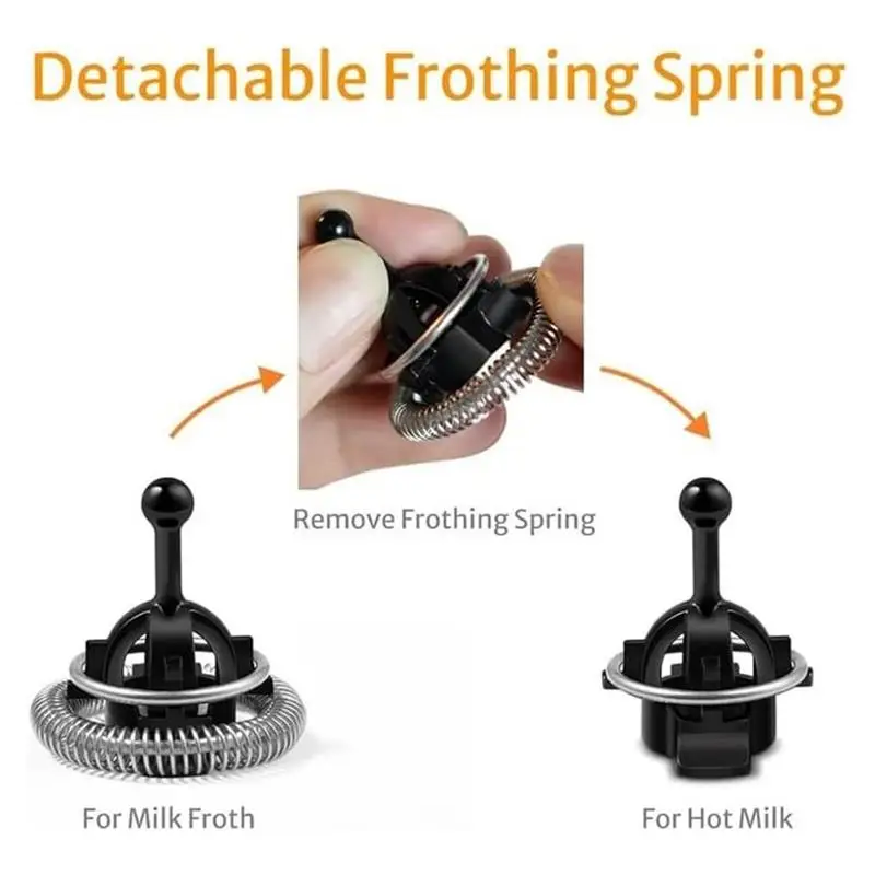 1pcs Durable Replacement Whisks Compatible-for Electric Automatic Milk Frother Bubbler Coffee Machine Maker Parts