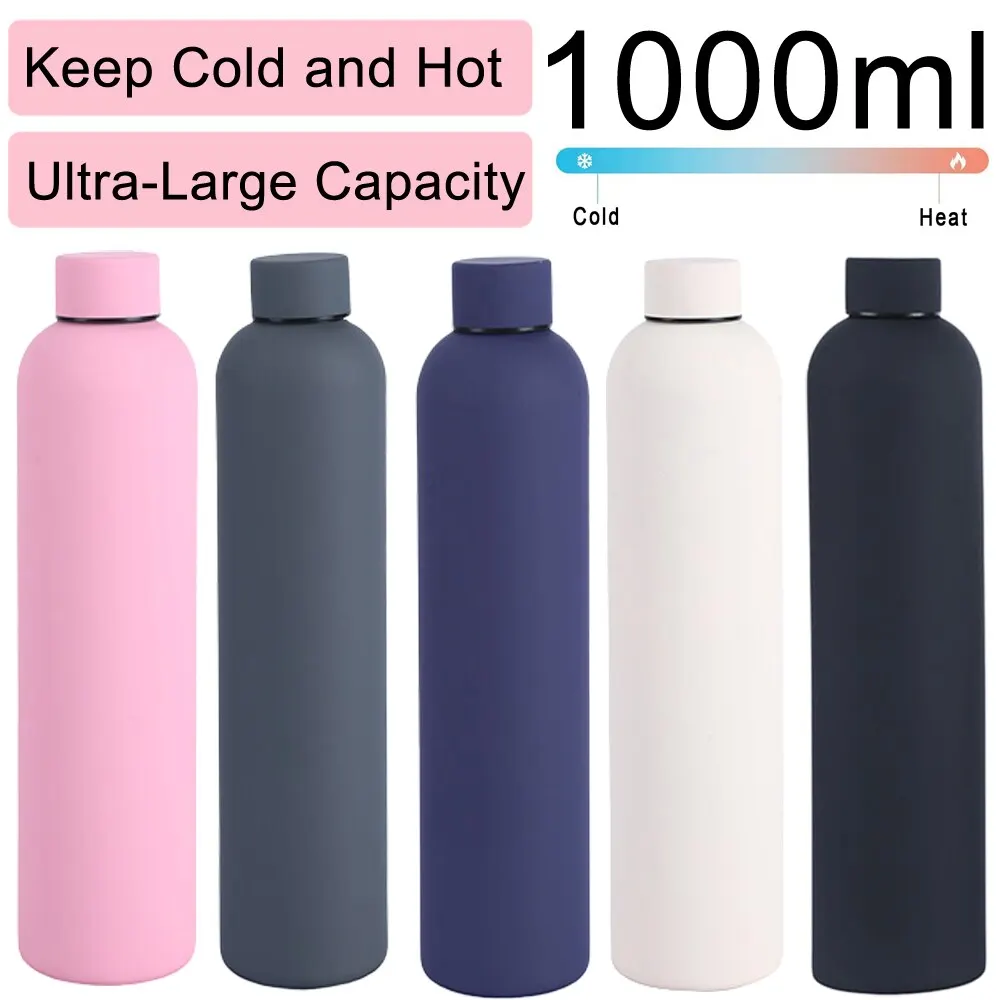 Stainless Steel Sports Water Bottle with LED Temperature Display,Double  Wall Vacuum Insulated Water Bottle, Stay Hot for 24 Hrs,Cold for 24 Hrs  Touch