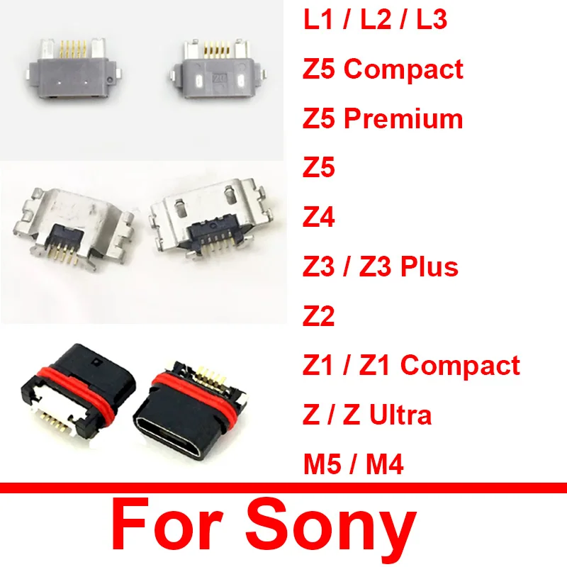 

USB зарядный порт для Sony Xperia L1 L2 L3 Z3 Plus Z4 Z5 Compact Premium Z1 Compact Z Ultra M5 M4 Micro USB зарядное устройство Pin Dock