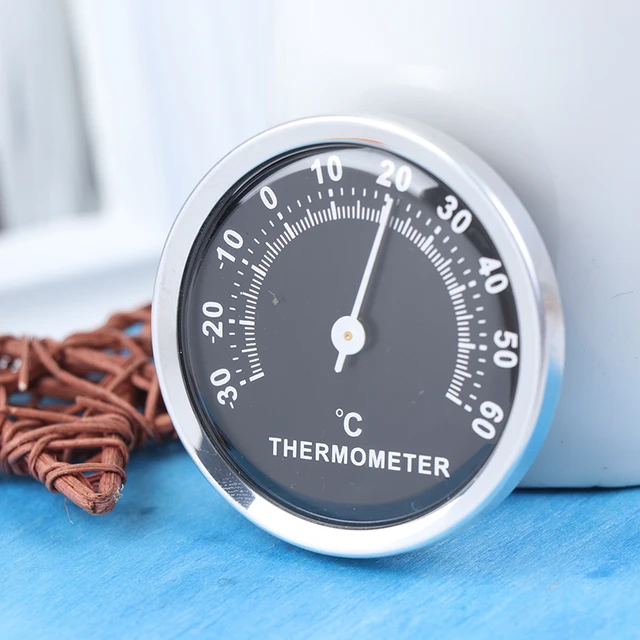 58mm Auto Thermometer Mechanische Analog Temperatur Gauge mit Paste  Aufkleber Nicht Kontaktieren Therometer - AliExpress