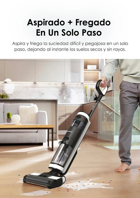 Tineco Floor ONE S5 - Lavadora de piso inalámbrica, aspiradora en seco  húmedo y aspiradora inalámbrica para mascotas A11