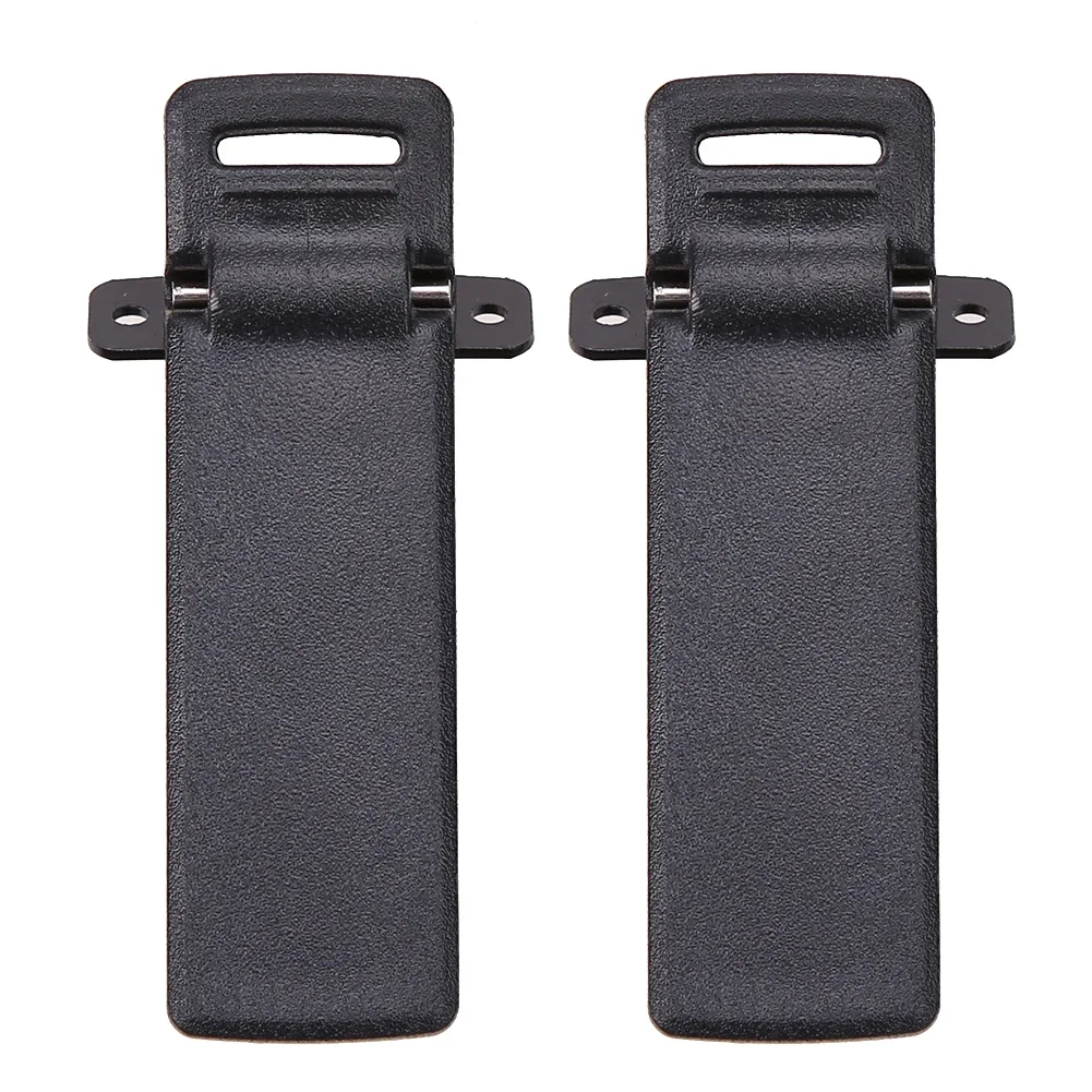 2Pcs Walkie Talkie Spare Back Belt Clip for 2-way Radio UV5R