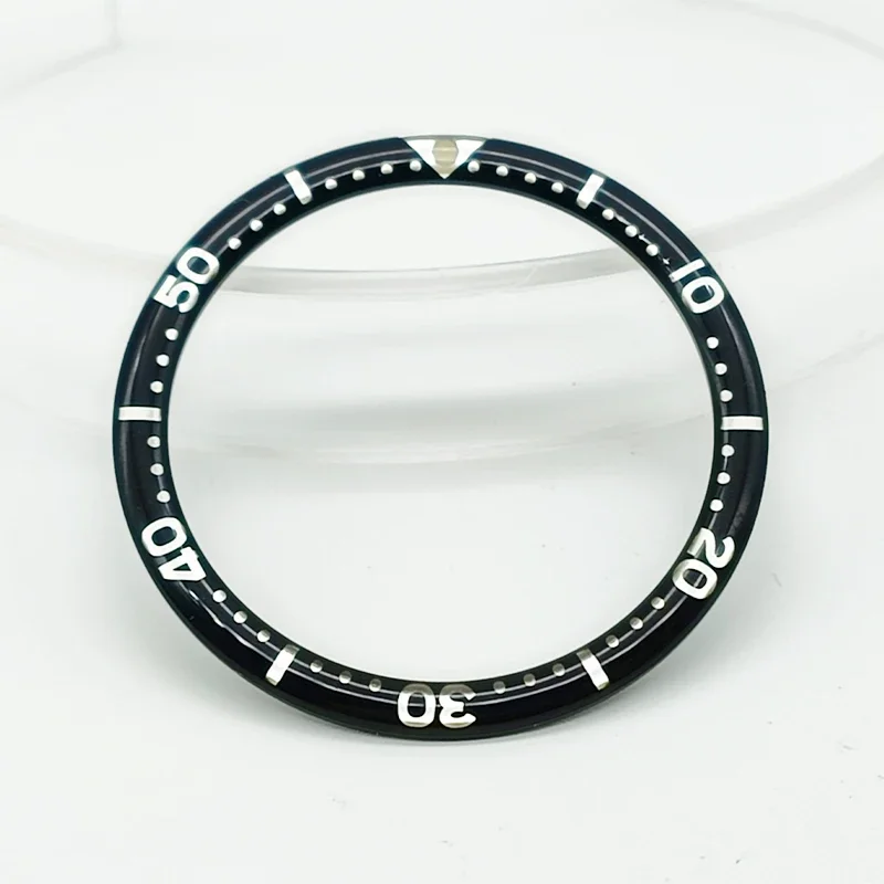 38mm Resin Watch Bezel Insert for Diver Watch Case, 38x31.5mm Bezel Ring Parts