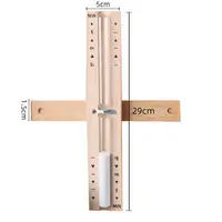 Wood Wall-mounted Sauna Hourglass Timer Portable Rotating Accurate Scaled Sandglass Home Bathroom Bath House Glass Sand Clock 2