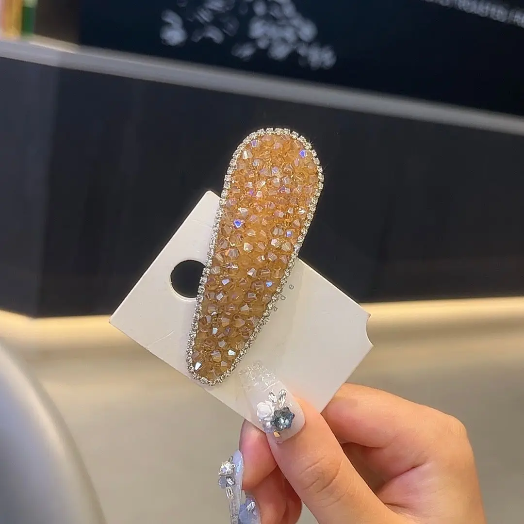 Koreanische Glitter Pailletten Metall Haar Clips Frauen Mädchen Mode Pony Haarnadeln BB Clips Barrettes Headwear Haar Styling Zubehör – Detail 8