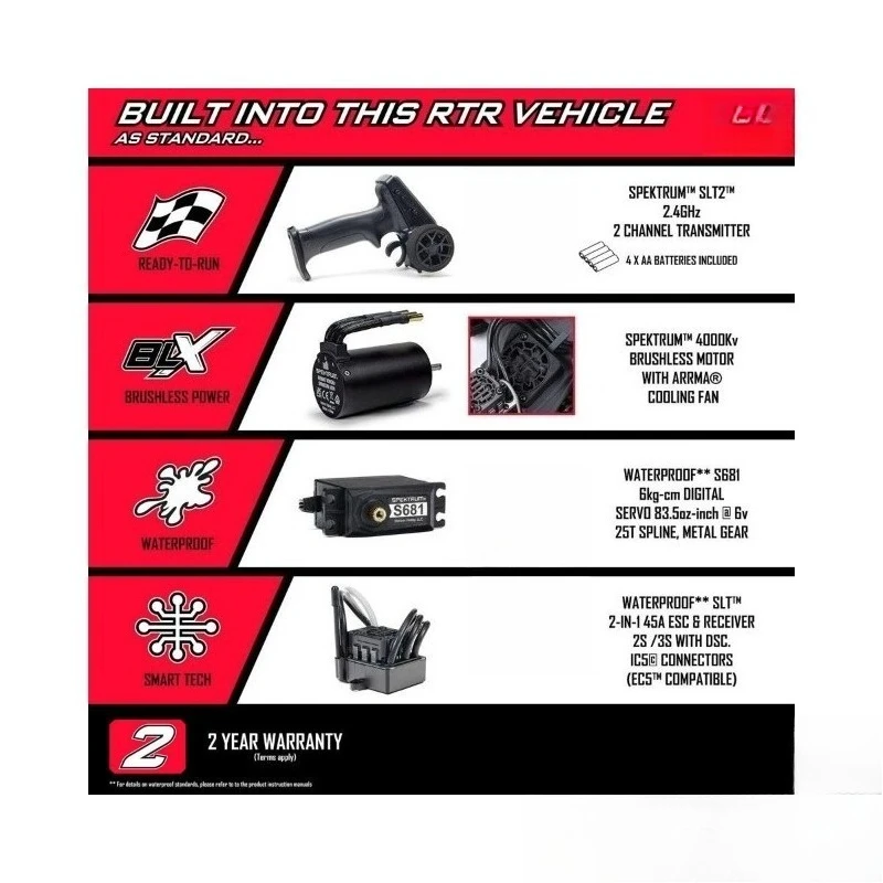 Vorteks 223S 1/10 BLX Brushless RTR 2WD Stadium Truck - 4000kV