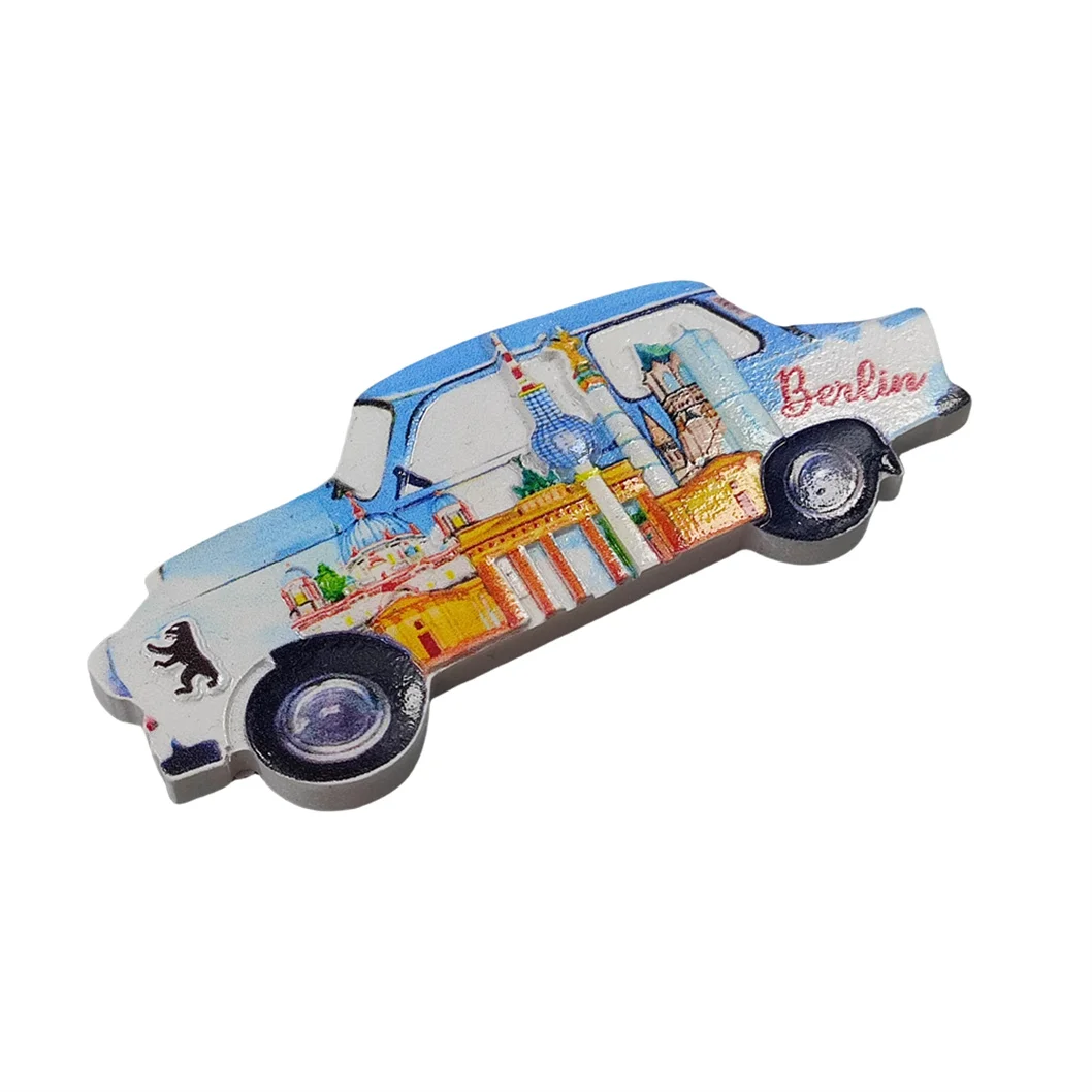 Magnete Per Frigo 3D Francoforte Germania – Souvenir Turistico In Resina 7,5x5 Cm