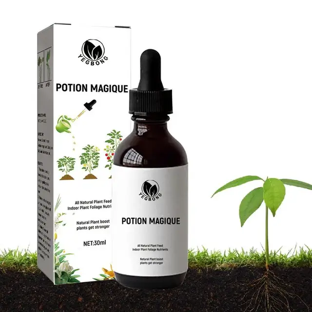 30 Ml Hidroponikus Növényi Tápanyag -Oldat Műtrágya Beltéri Kerti Organikus Lombműfertőre Cserepes Bambuszvirághoz
