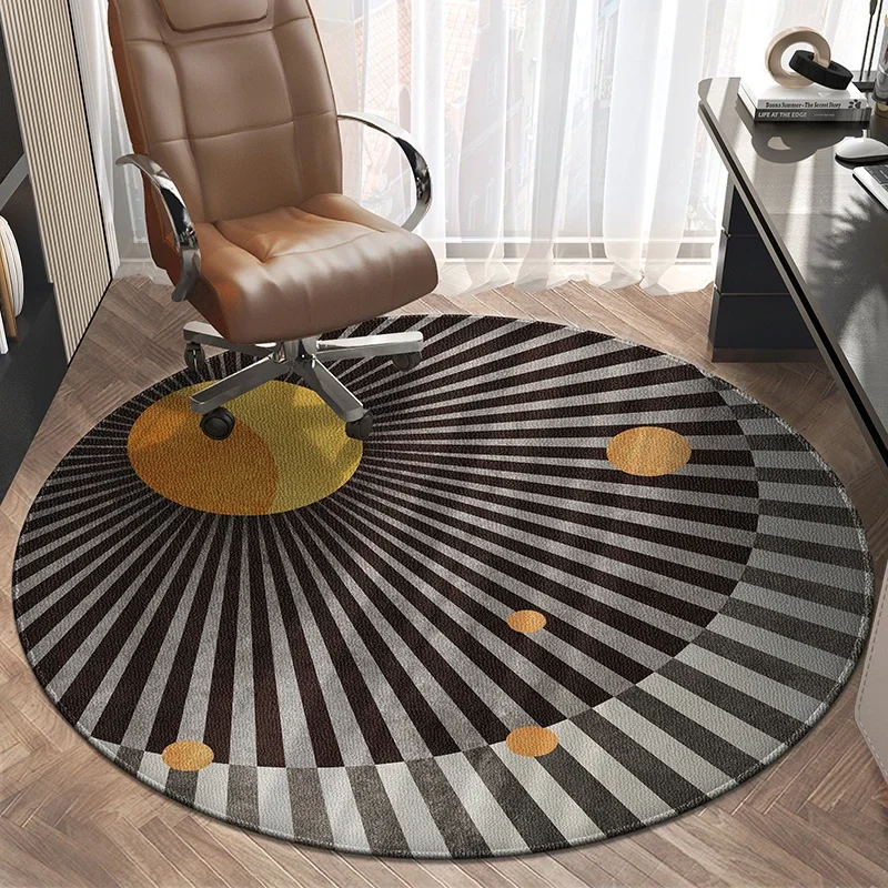 Round Carpet Home Bedroom Hanging Basket Non-slip Floor Mat Living Room Decoration Computer Chair Carpets Study Area Rug Large floor mat shaggy rugs