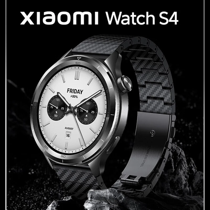 Premium Carbon Fiber Strap - 22mm Replacement Wristband Bracelet