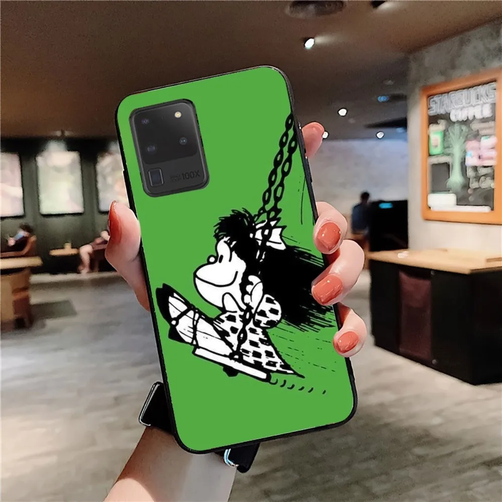 Mafalda Phone Case For Samsung S 9 10 20 21 22 23 30 23plus lite Ultra FE S10lite Fundas