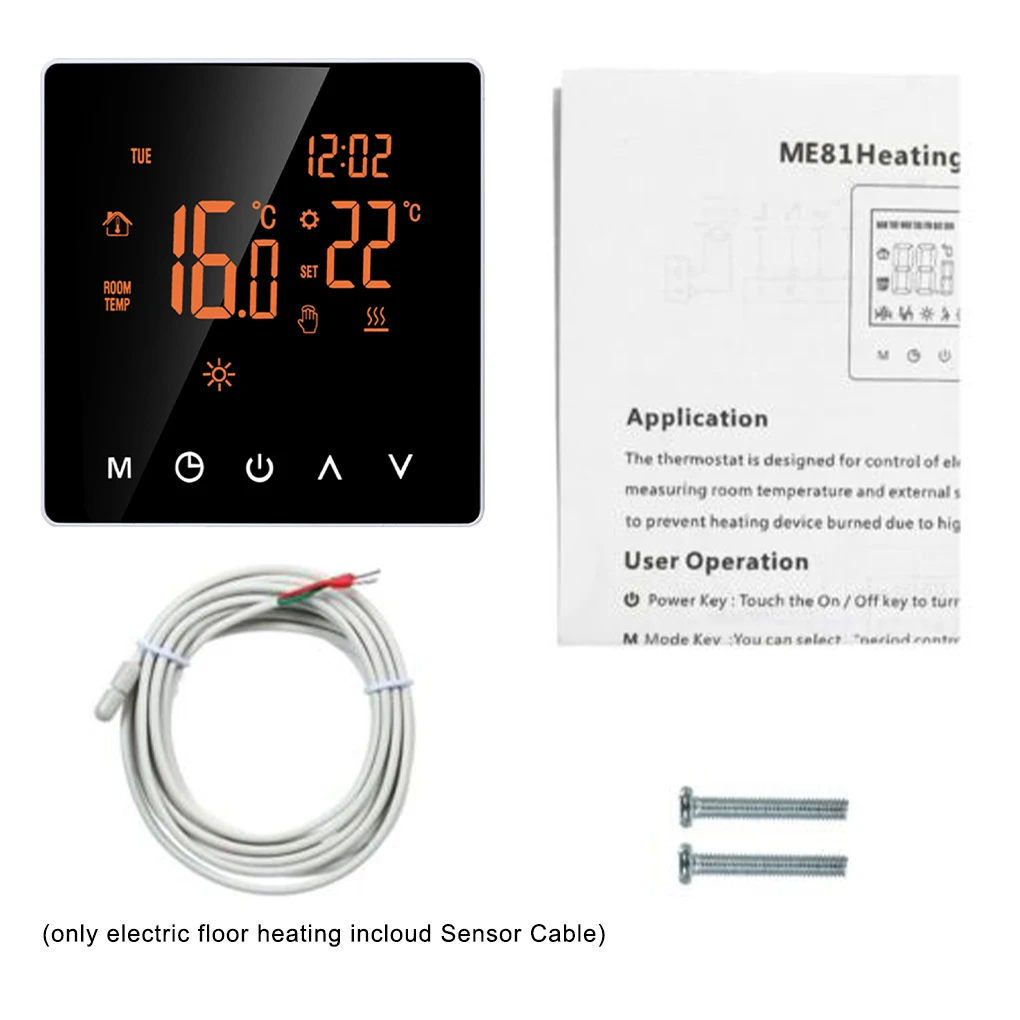 

Smart Thermostat WiFi LCD Display Temperature Controller Wireless Remote Control Thermostat 16A WiFi