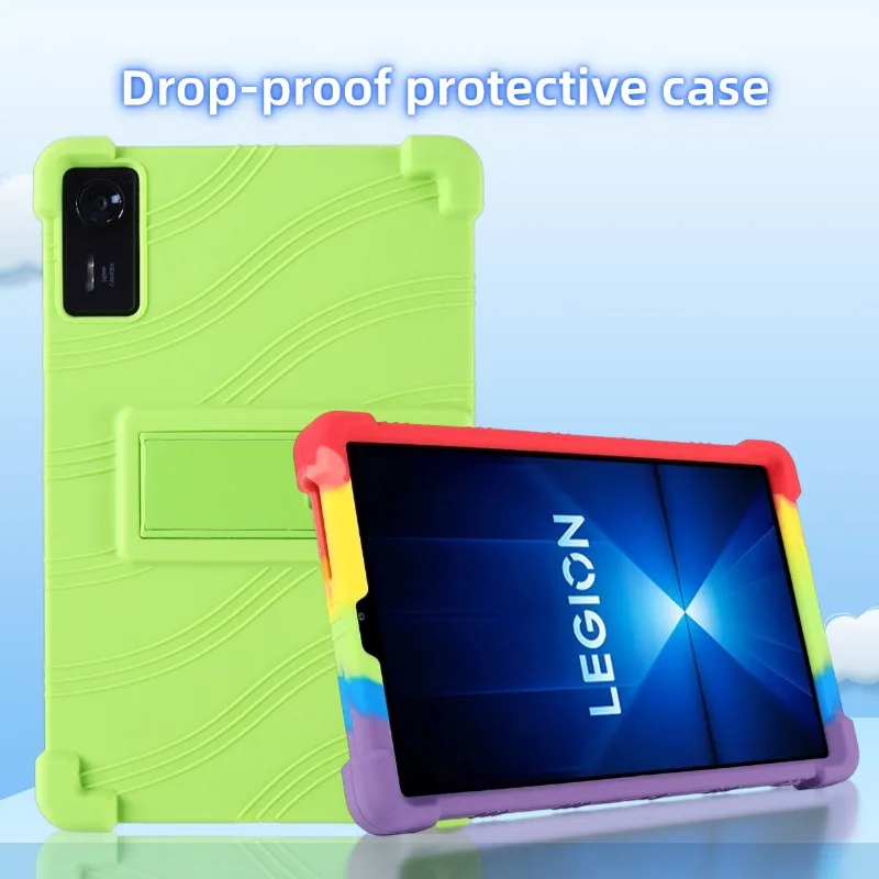 Shockproof Soft Silicon Stand Protective Shell