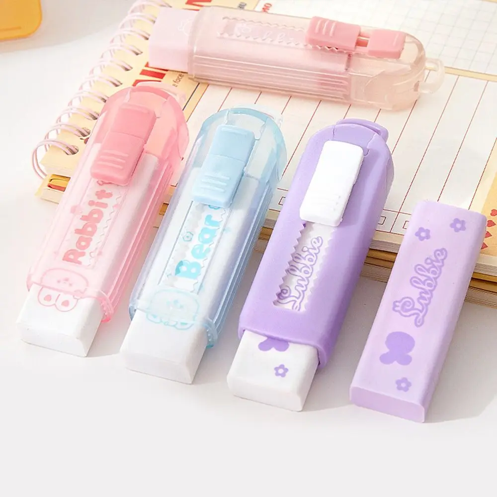 

Ice Cream Color Push Pull Eraser Creative High Elasticity Dustless Correction Supplies Traceless Wiping Tools School