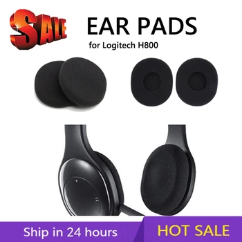 1 Pair Ear Pads Earpads Replacement Wireless Headphones Headset Sponge Cover for Logitech H800 H 800 Headset Gaming earmuffs