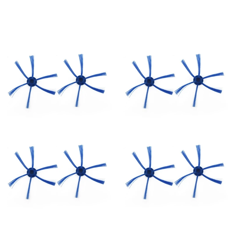 

8Pcs 6-Armed Sweeping Robot Side Brushes For Philips FC8796 FC8794 FC8792 Vacuum Cleaner Parts