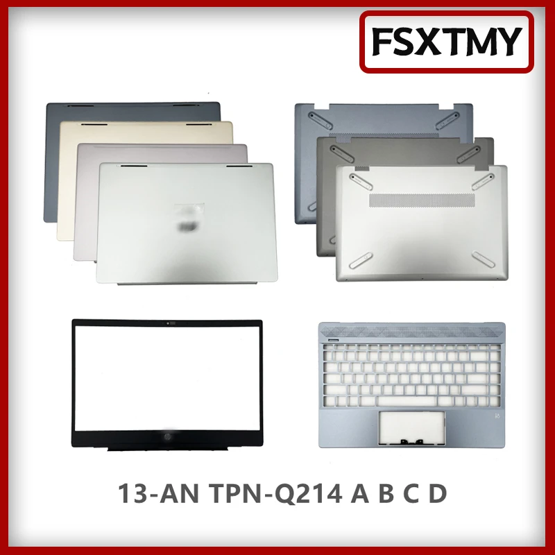 New Laptop LCD Back Cover/Front Bezel/Hinges/Palmrest/Bottom Case For HP Pavilion 13-AN TPN-Q214 Rear Lid Top A Cover Bezel