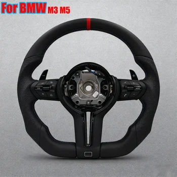 Factory-Match M Sport Flat Bottom Steering Wheel for BMW F-Chassis with Full Button Retention and Plug and Play Fitment