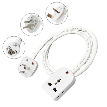 Power Strip CN EU AU Plug Multi 7 holes Universal Outlet Socket Home Electronics Extension Cord Small Socket 0.5/1.5/5/10/15/20M 1