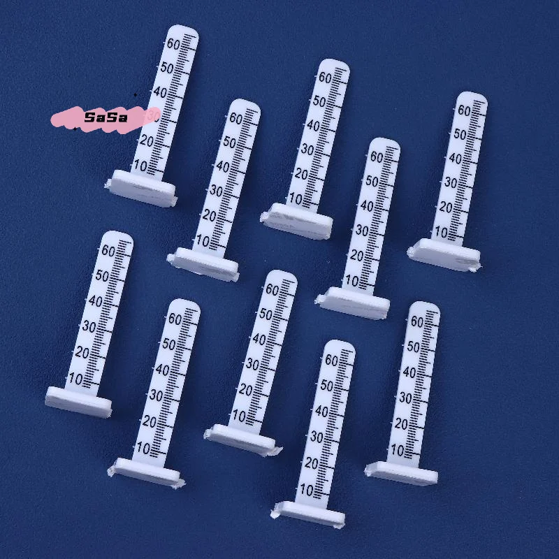 S-10Pcs 60mm 높이 레벨 스케일 시멘트 콘크리트 측정용 바닥 레벨 페그 셀프 레벨링 핀 건설 도구