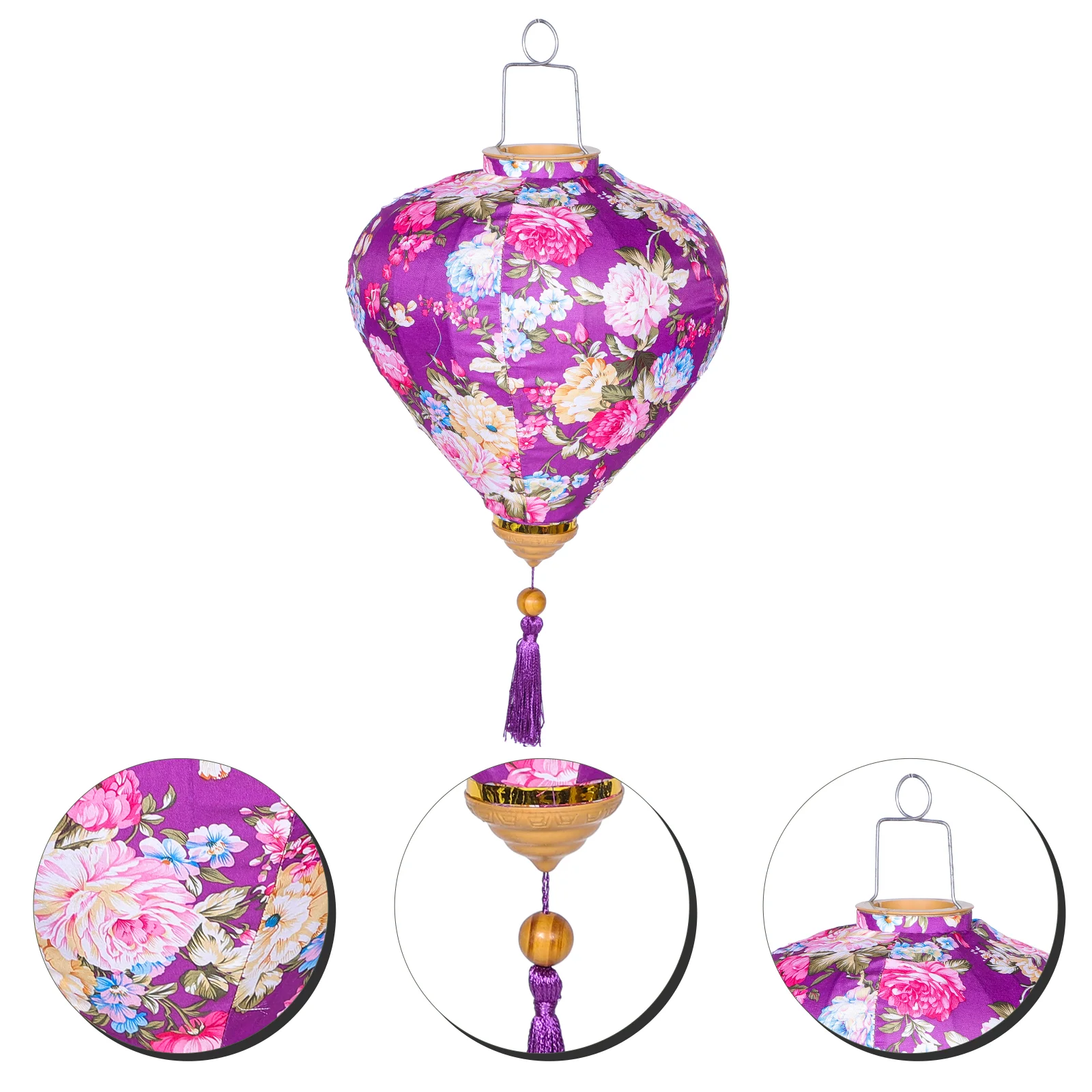 

Chinese Lanterns Hoi Silk Wedding Decor Mushroom Party Supply Asian Decorations