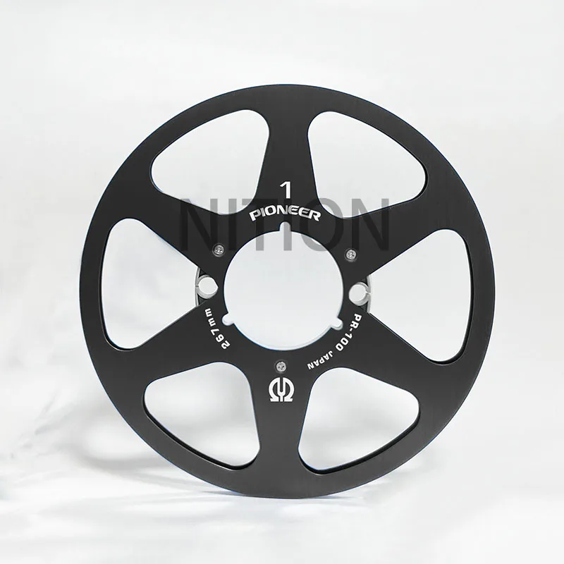 새로운 아날로그 오디오 10.5 X ¼ 금속 테이프 릴 -NAB 허브 오픈 릴 오디오 알루미늄 테이크업 릴(Pioneer 제작)