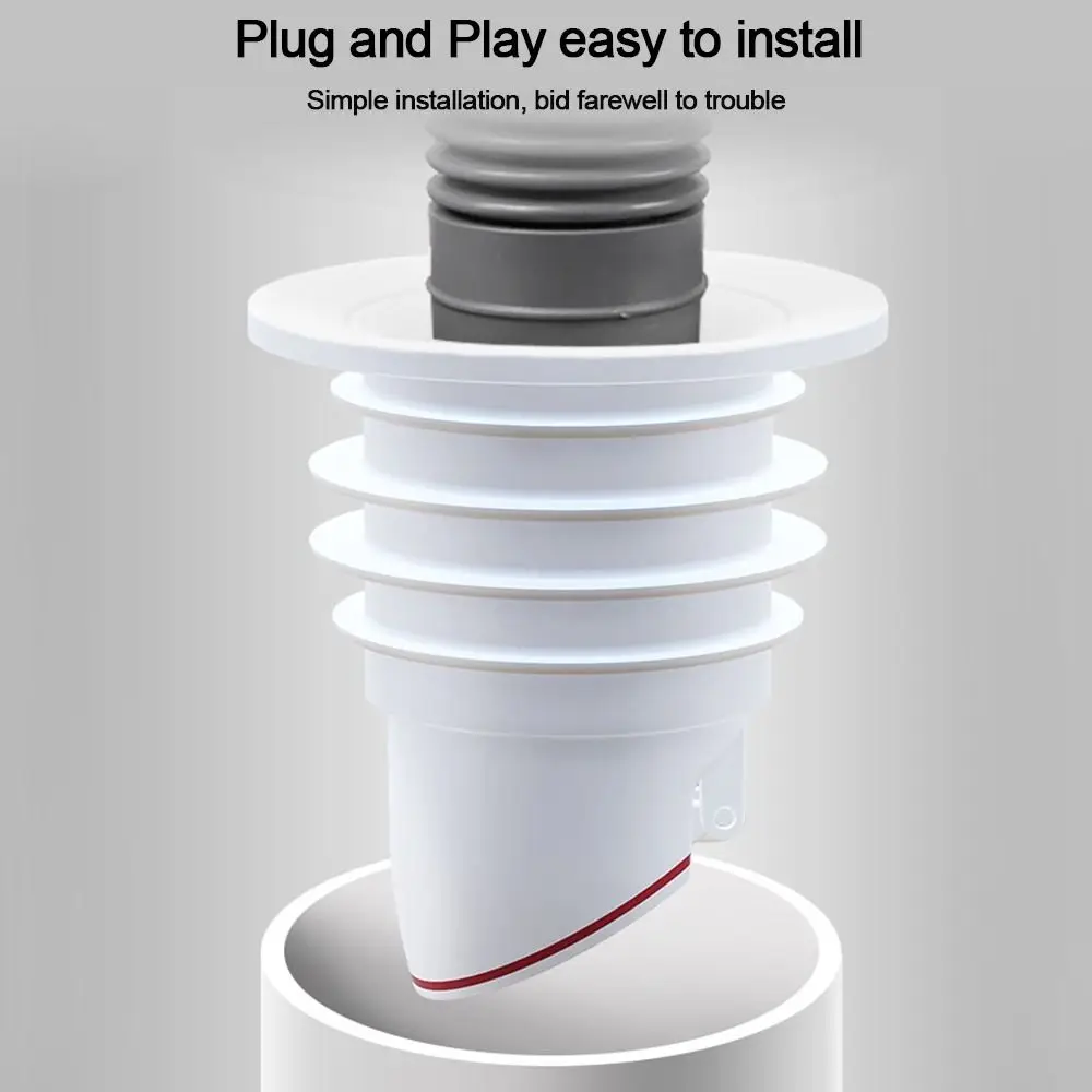 Description Picture 4 of itemAccessories Insect Prevention Stopper Shower Drainer Sewer Anti odor Water Pipe Plug Drain Cover Pipe Sealing Ring Floor Drain