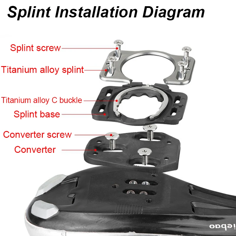 Description Picture 5 of itemOriginal Speedplay Zero Pedals Professional Road Bike Pedal Titanium Alloy Self-locking Speed Play Pedals Cycling Equipment