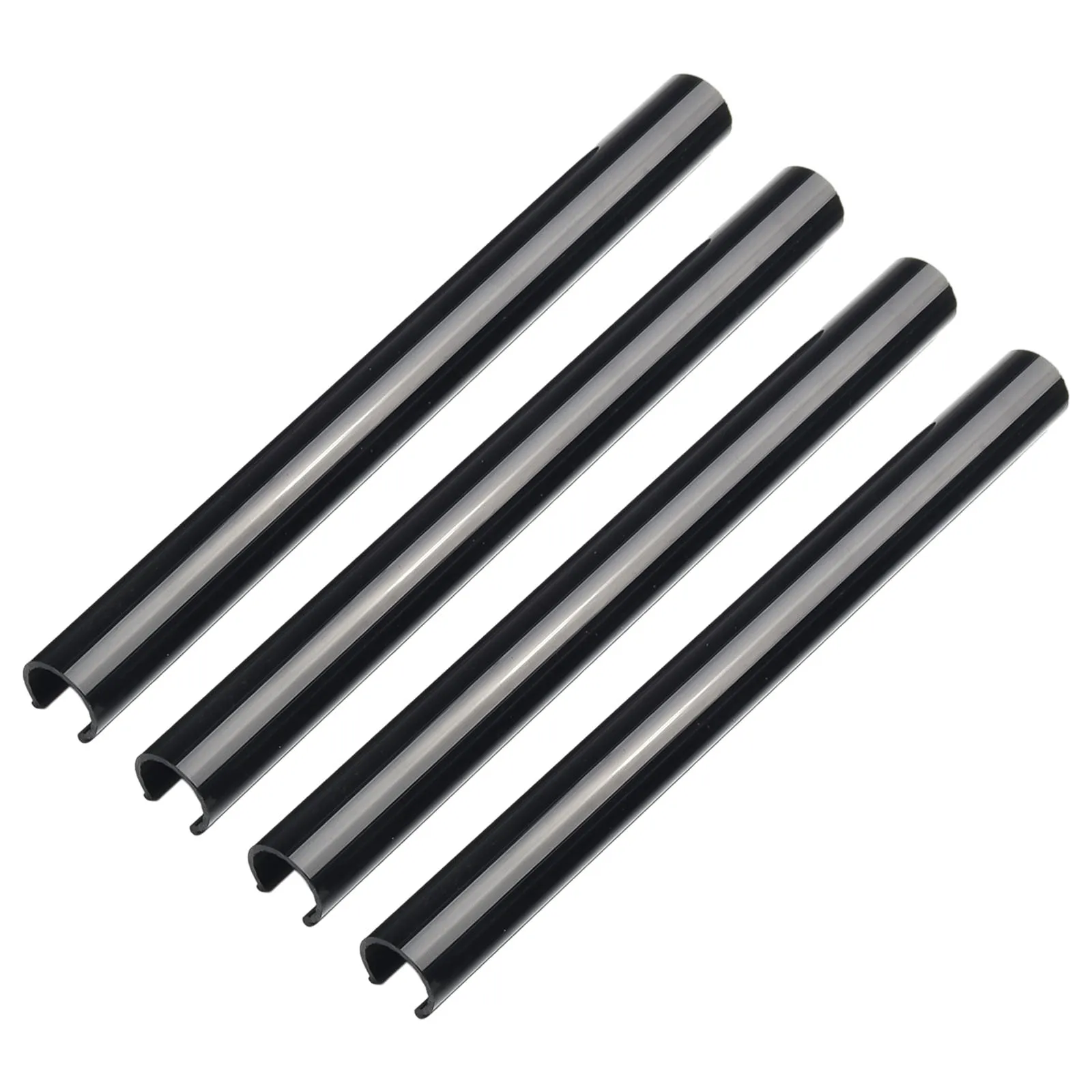 

Add a Touch of Style to Your Home Decor 8pc Chrome Effect Pipe Covers and Collars for 15mm Pipes, Easy Installation