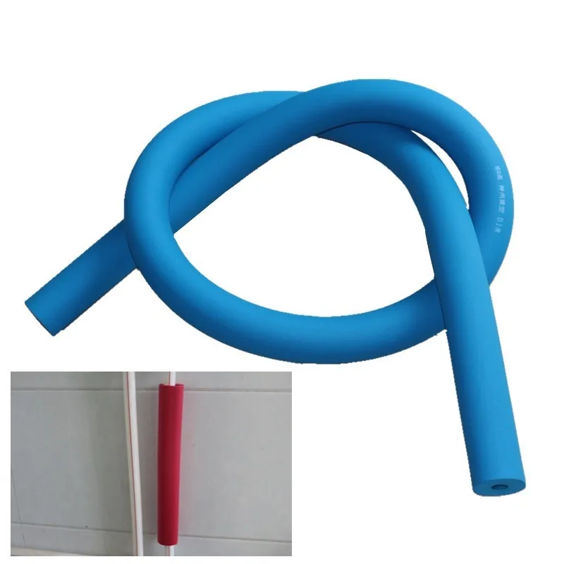 1.8M Thermal Insulation Pipe Sponge Tube Sleeve Casing Fitness Car Grips Handlebar Protective Cover Pipe Accessories pipe insulation sleeve