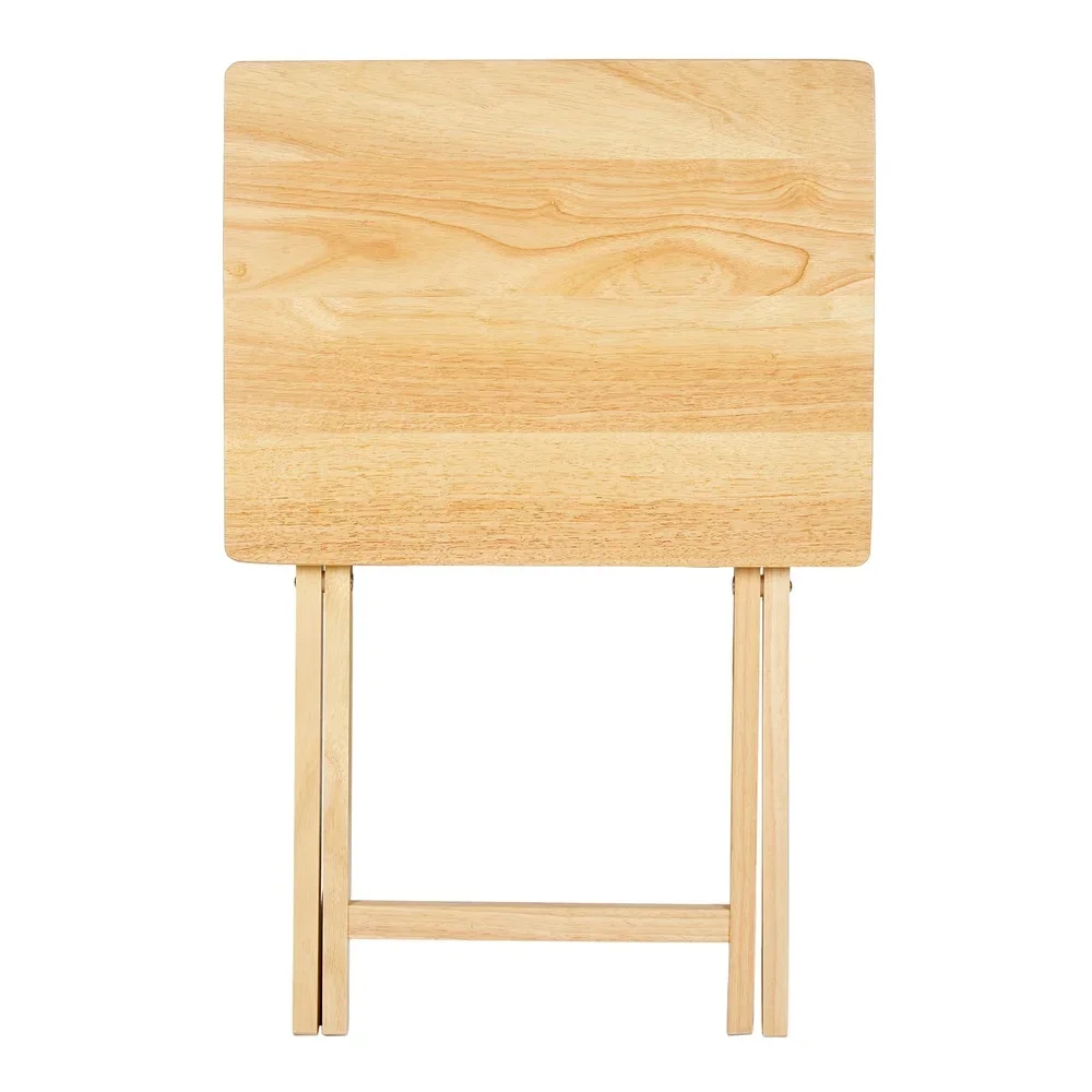 natural finish tray table