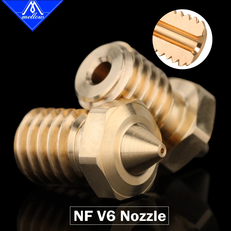 Mellow 1Pcs High Quality Sharp NF V6 Nozzles Hotend For 3D Printer